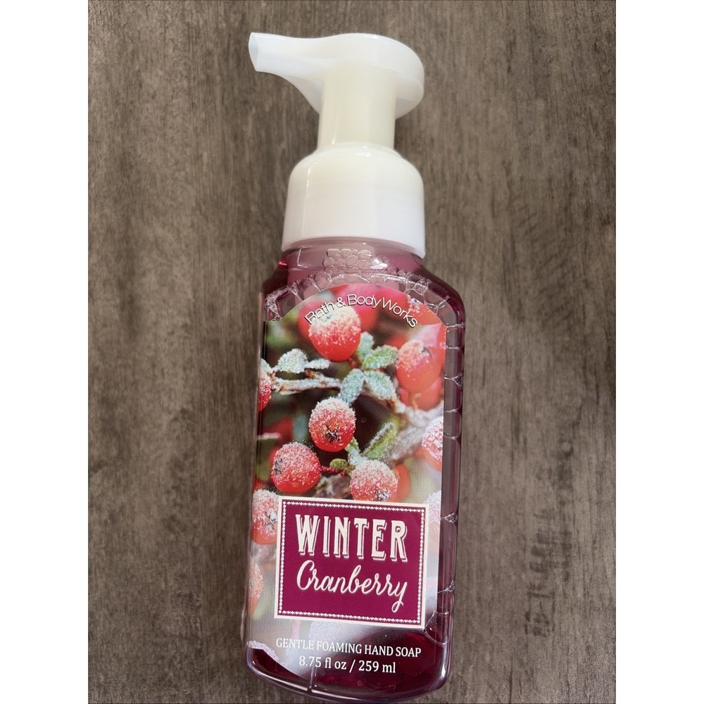 Bath Body Works Winter Cranberry Gentle Foaming Hand Soap Wash Cleanser 8.75oz